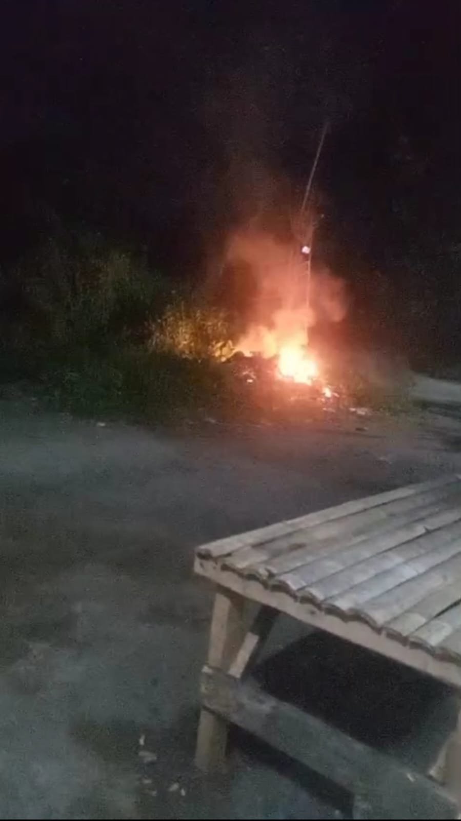 bakar sampah